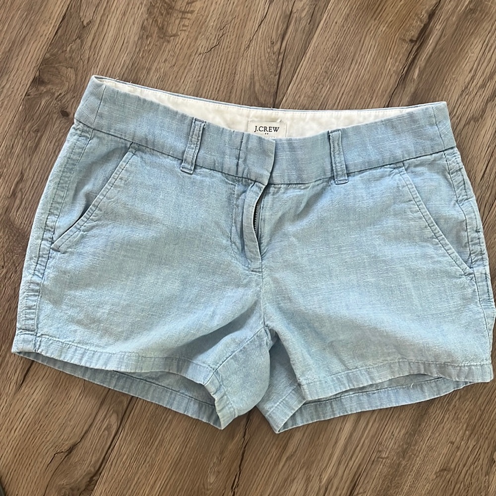 J. Crew chambray shorts